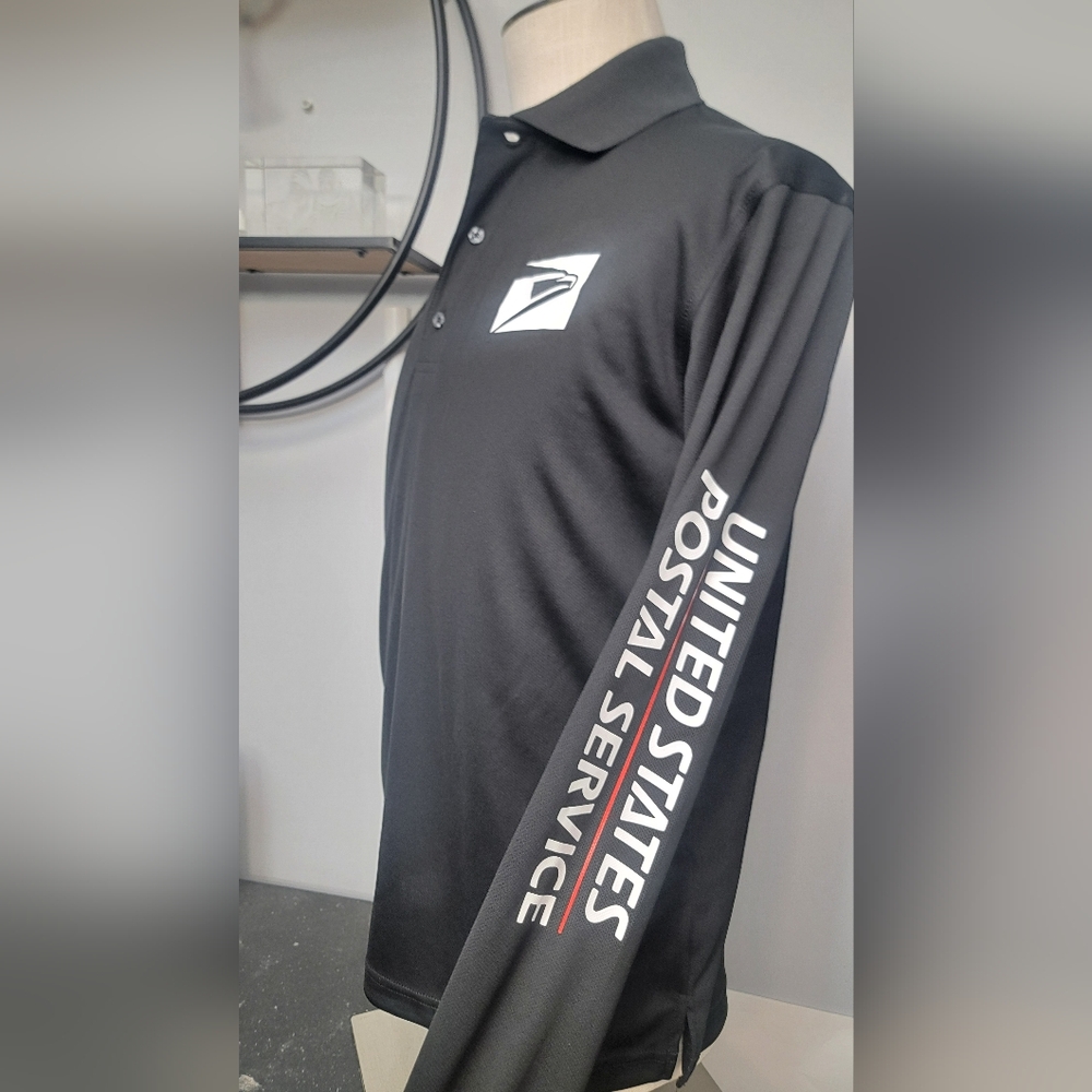 SALE!! Size Medium Postal Polo Long Sleeve dri fit - Picture 4 of 4